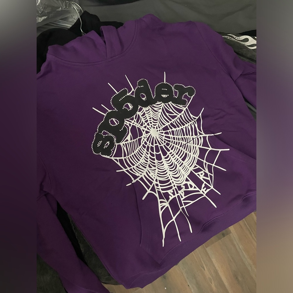 Spider Purple Hoddie